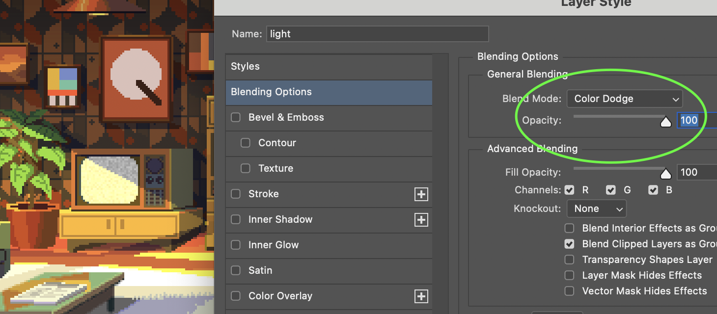Color Dodge Photoshop